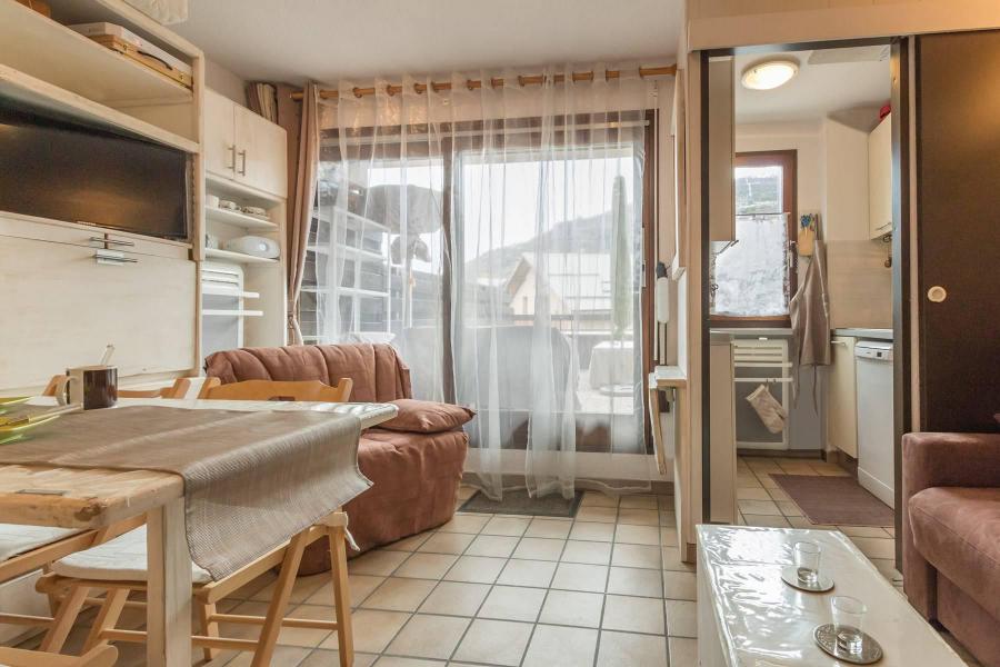 Vakantie in de bergen Studio bergnis 3 personen (MON003) - Résidence Sainte Catherine - Serre Chevalier - Woonkamer