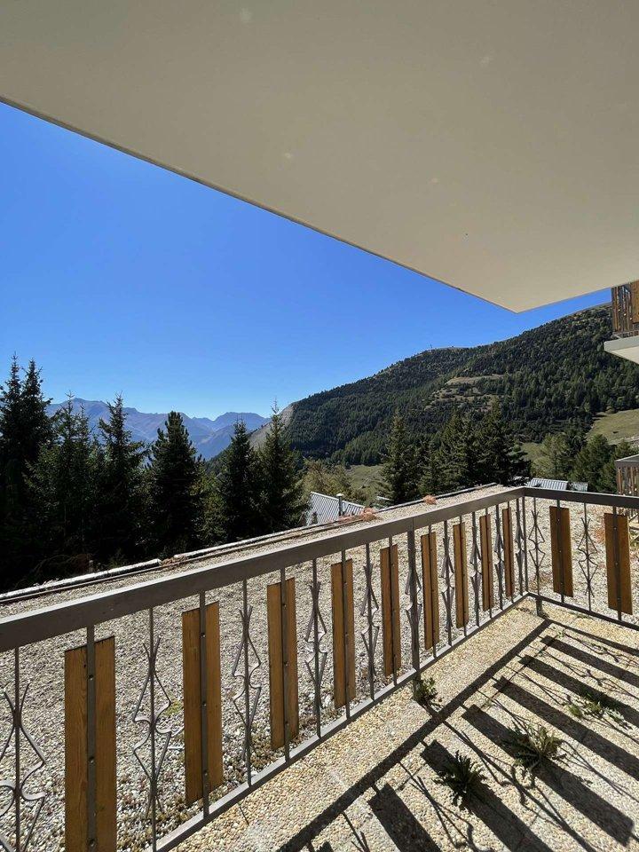 Vakantie in de bergen Studio 4 personen (I1) - Résidence Santa Monica - Alpe d'Huez - Terras