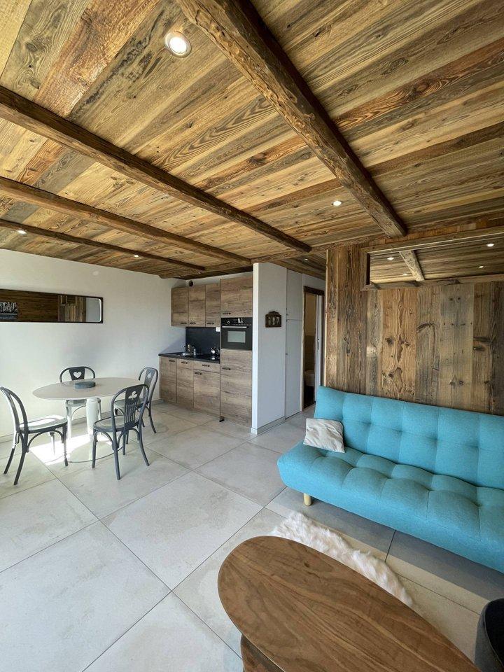 Vakantie in de bergen Studio 4 personen (I1) - Résidence Santa Monica - Alpe d'Huez - Woonkamer