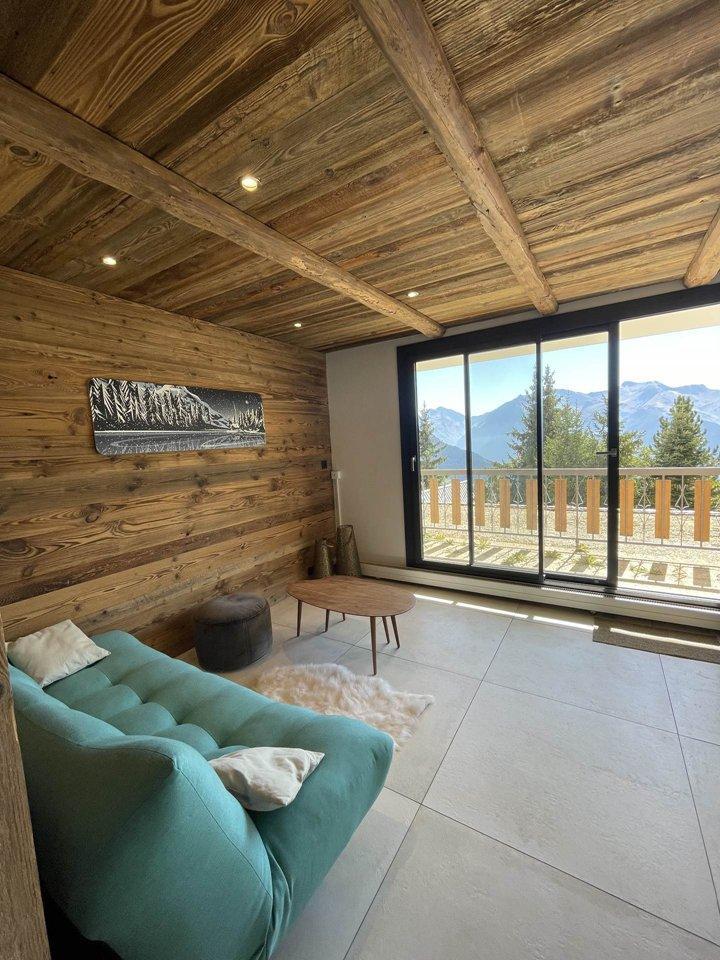 Vakantie in de bergen Studio 4 personen (I1) - Résidence Santa Monica - Alpe d'Huez - Woonkamer