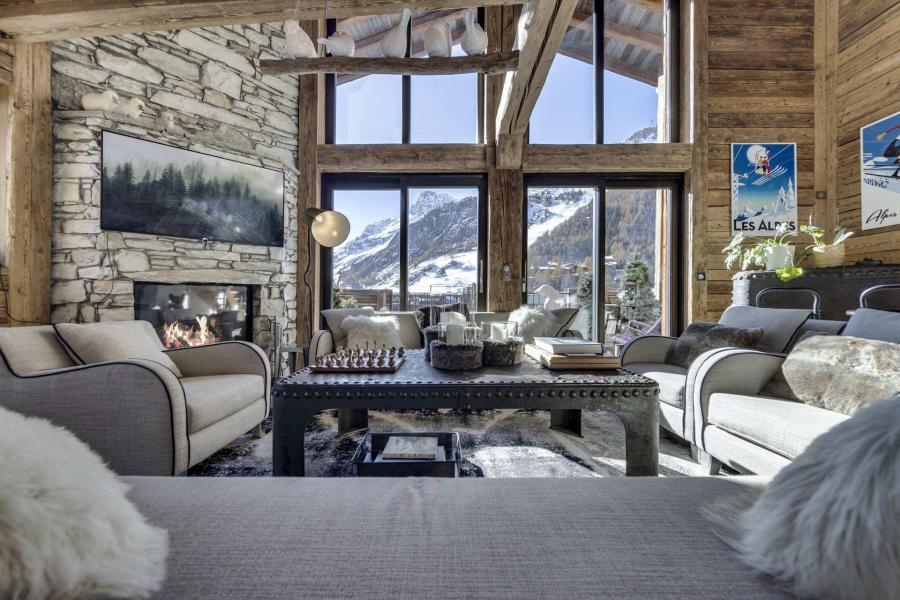 Каникулы в горах Апартаменты дуплекс 6 комнат 10 чел. (52) - Résidence Savoie - Val d'Isère - Салон