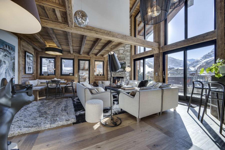 Каникулы в горах Апартаменты дуплекс 6 комнат 10 чел. (52) - Résidence Savoie - Val d'Isère - Салон