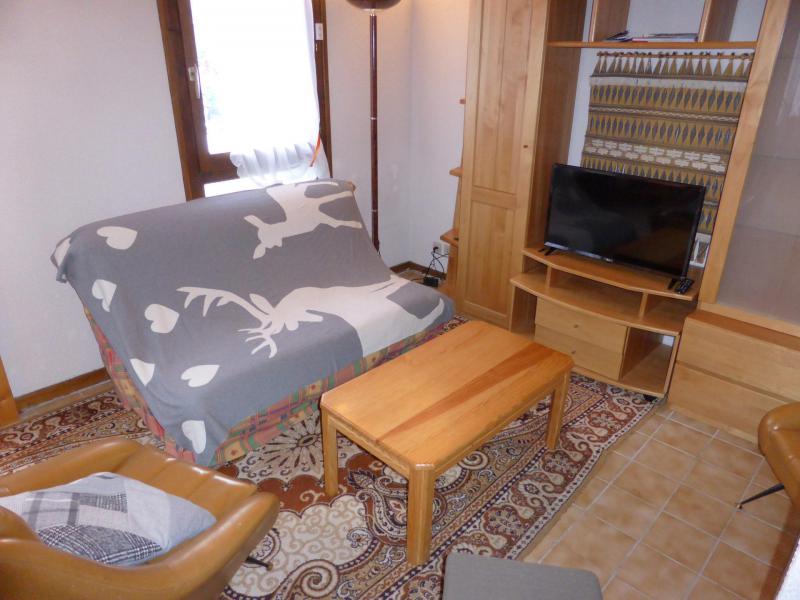 Vakantie in de bergen Appartement 3 kamers mezzanine 8 personen (790) - Résidence Schuss - Les Contamines-Montjoie - Woonkamer