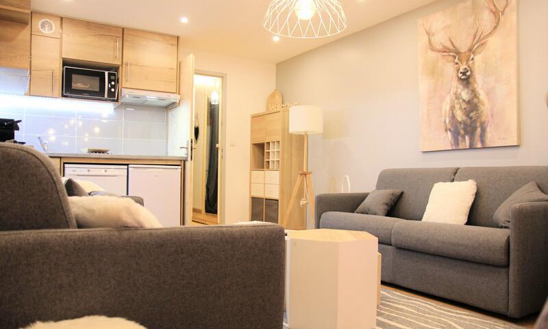 Holiday in mountain resort 2 room apartment 6 people (35m²-1) - Résidence Schuss - MH - Val Thorens - Living room