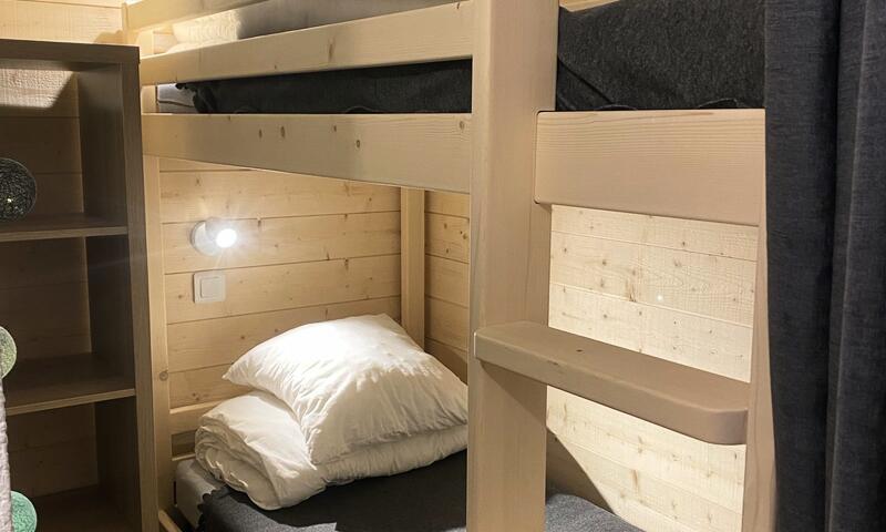 Holiday in mountain resort 2 room apartment 6 people (35m²-1) - Résidence Schuss - MH - Val Thorens - Bunk beds