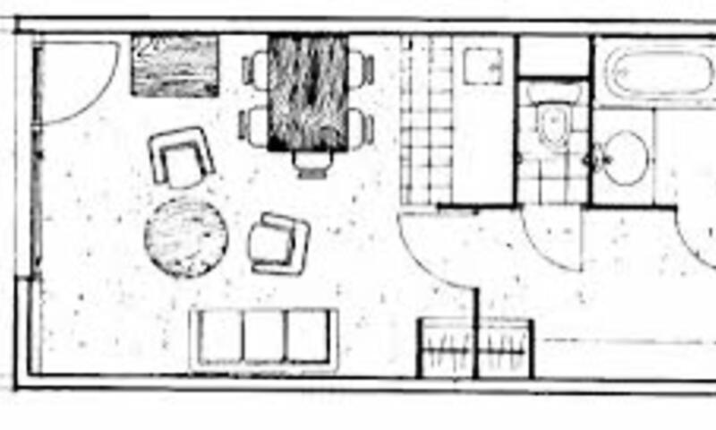 Каникулы в горах Квартира студия для 5 чел. (28m²) - Résidence Schuss - MH - Val Thorens - летом под открытым небом