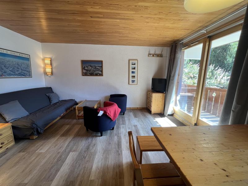 Urlaub in den Bergen 3-Zimmer-Holzhütte für 6 Personen (008) - Résidence Sérac - Méribel-Mottaret - Wohnzimmer