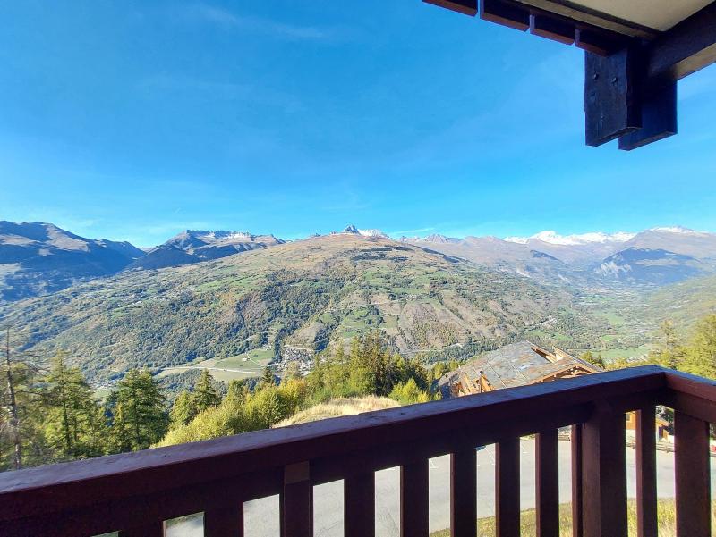 Vacaciones en montaña Apartamento 2 piezas para 4 personas (304) - Résidence Sextant - Montchavin La Plagne - Balcón