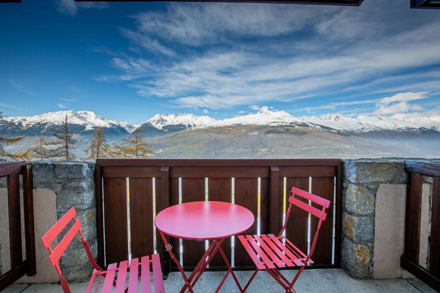 Vacaciones en montaña Apartamento 2 piezas para 5 personas (107) - Résidence Sextant - Montchavin La Plagne - Terraza