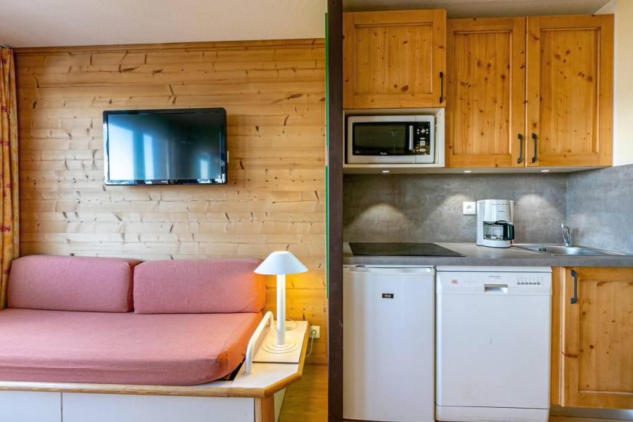 Urlaub in den Bergen Studio Schlafnische 4 Personen (315) - Résidence Sextant - Montchavin La Plagne - Wohnzimmer