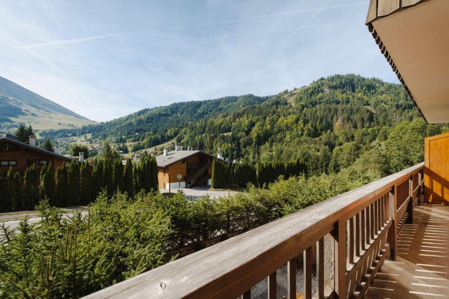 Urlaub in den Bergen 3-Zimmer-Appartment für 7 Personen - Résidence Soldanella - La Clusaz - Balkon