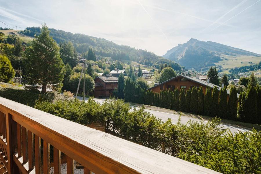 Urlaub in den Bergen 3-Zimmer-Appartment für 7 Personen - Résidence Soldanella - La Clusaz - Balkon