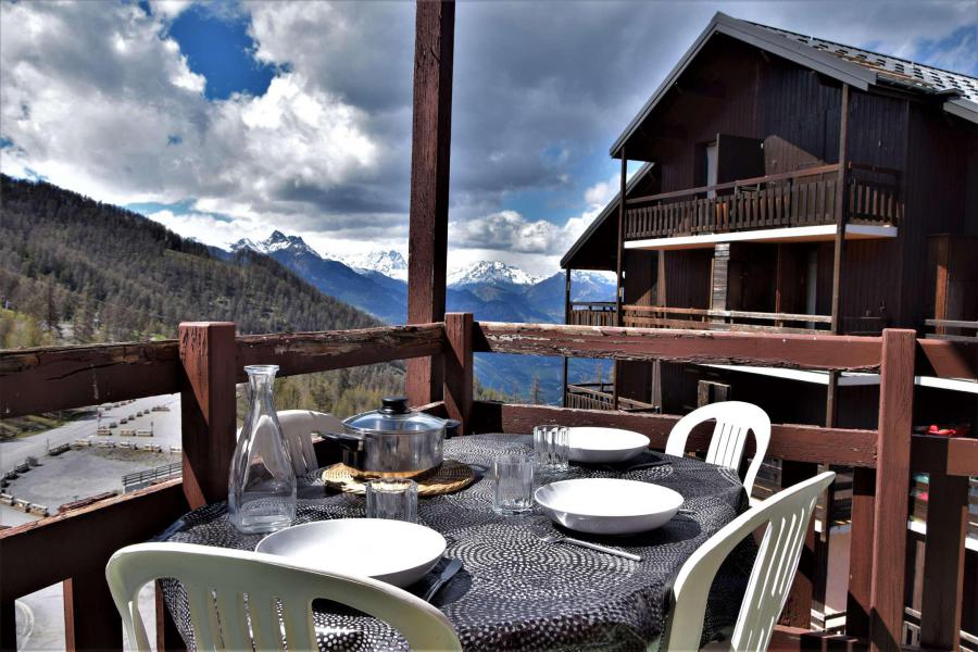 Vacanze in montagna Appartamento 2 stanze per 4 persone (996) - Résidence Soldanelles - Risoul - Terrazza