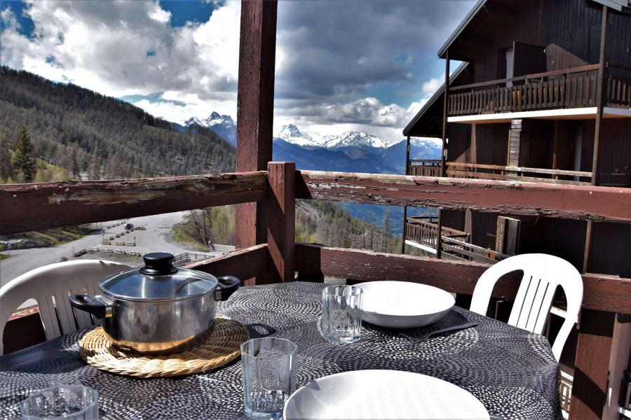 Vacanze in montagna Appartamento 2 stanze per 4 persone (996) - Résidence Soldanelles - Risoul - Terrazza