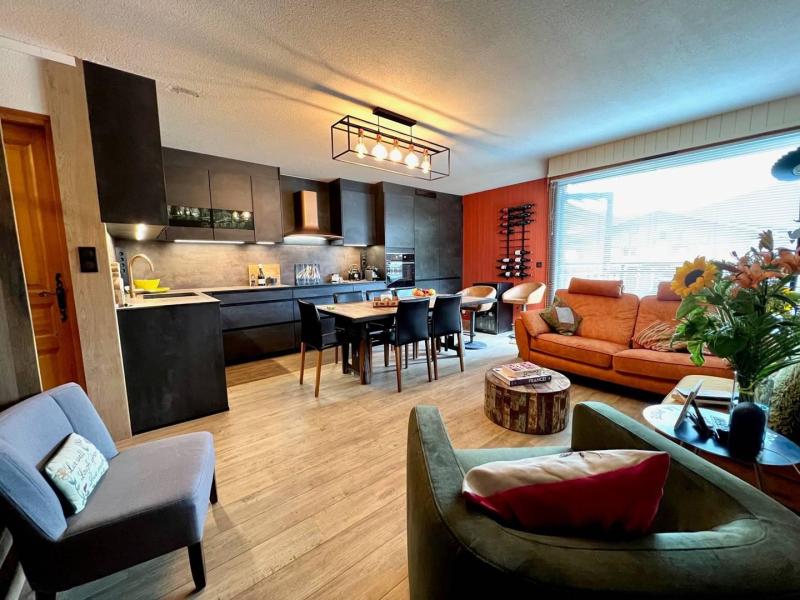 Holiday in mountain resort 3 room apartment 3-5 people (241) - Résidence Soleil de Minuit - Les Gets - Living room