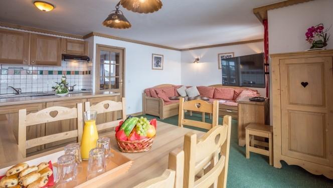 Holiday in mountain resort 6 room duplex apartment 10-12 people - Résidence Sun Valley - La Plagne - Living room