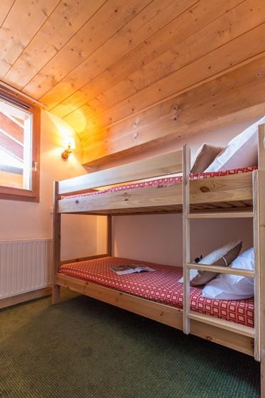 Holiday in mountain resort 7 room duplex apartment 12-14 people - Résidence Sun Valley - La Plagne - Bunk beds