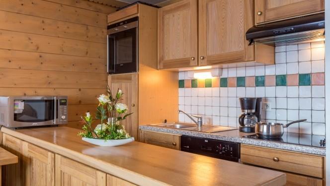 Vakantie in de bergen Appartement duplex 6 kamers 10-12 personen - Résidence Sun Valley - La Plagne - Keukenblok