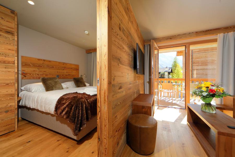 Holiday in mountain resort Résidence Swisspeak Resorts Zinal - Zinal - Bedroom