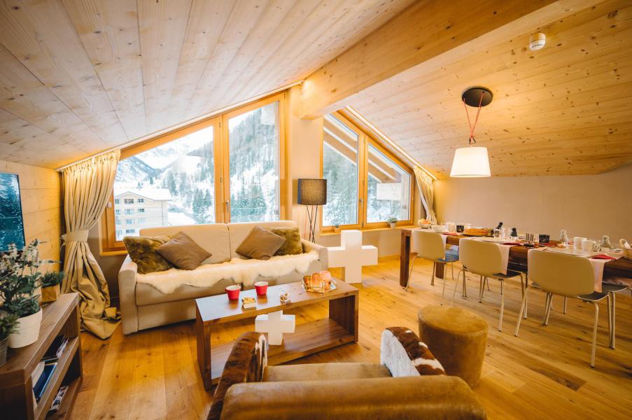 Vakantie in de bergen Résidence Swisspeak Resorts Zinal - Zinal - Salontafel