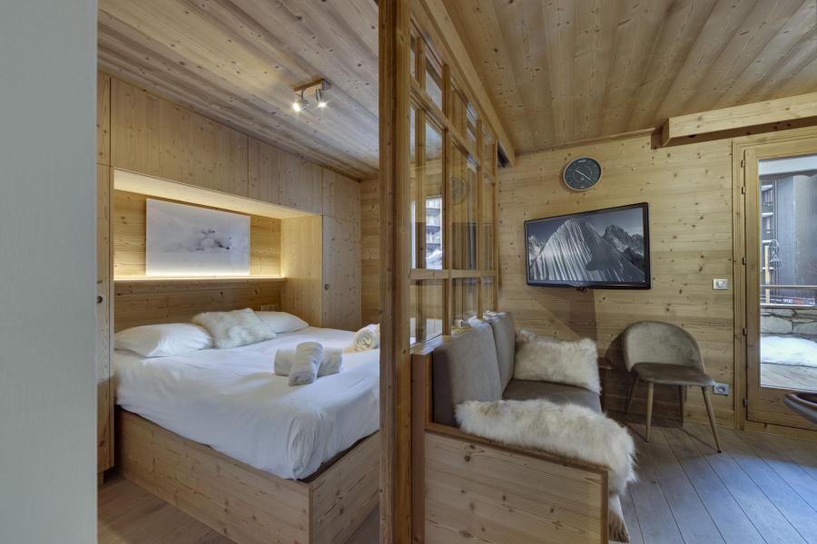 Holiday in mountain resort Studio cabin 4 people (12) - Résidence Télémark - Val d'Isère - Bedroom