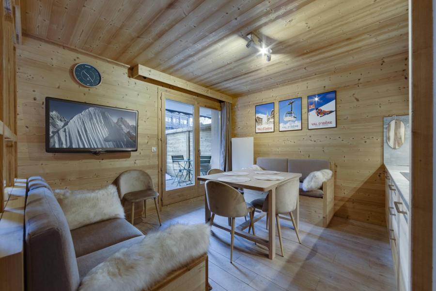 Vakantie in de bergen Studio cabine 4 personen (12) - Résidence Télémark - Val d'Isère - Woonkamer