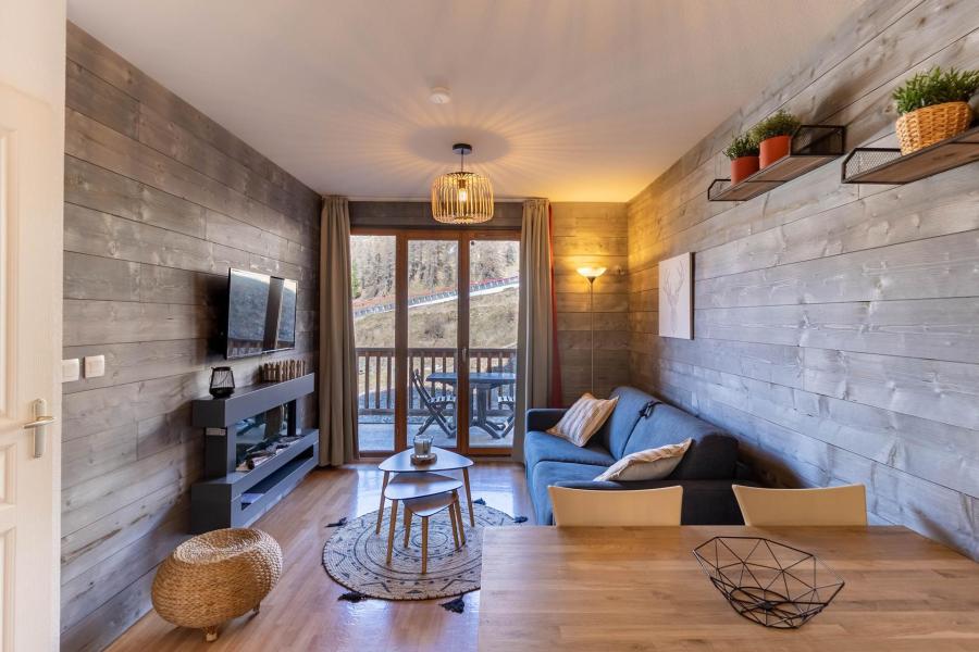 Vakantie in de bergen Appartement 2 kamers 4 personen (3001) - Résidence Terrasses du Soleil d'Or - Les Orres - Woonkamer