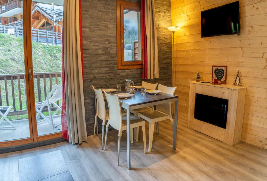 Vakantie in de bergen Studio bergnis 4 personen (3110) - Résidence Terrasses du Soleil d'Or - Les Orres - Woonkamer