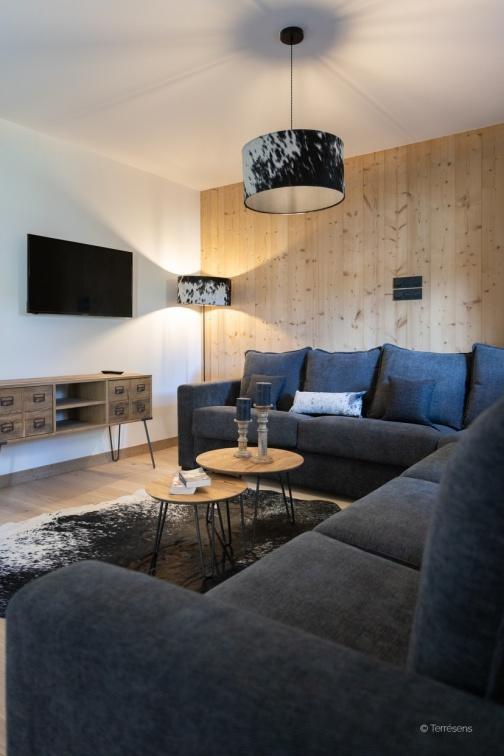 Vacaciones en montaña Apartamento 4 piezas cabina para 14 personas (le Refuge) - Résidence Terresens Cristal Lodge - Serre Chevalier - Estancia