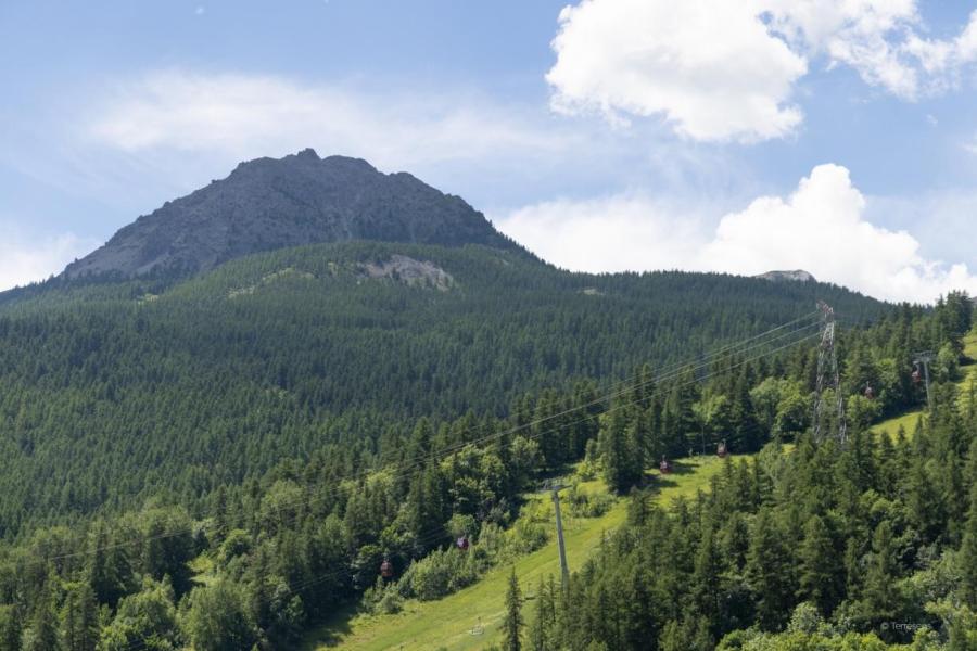 Vacances en montagne Appartement duplex 4 pièces cabine 10 personnes - Résidence Terresens Cristal Lodge - Serre Chevalier - Balcon