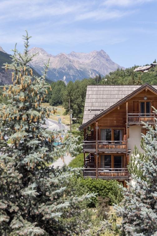 Urlaub in den Bergen Résidence Terresens Cristal Lodge - Serre Chevalier - Balkon