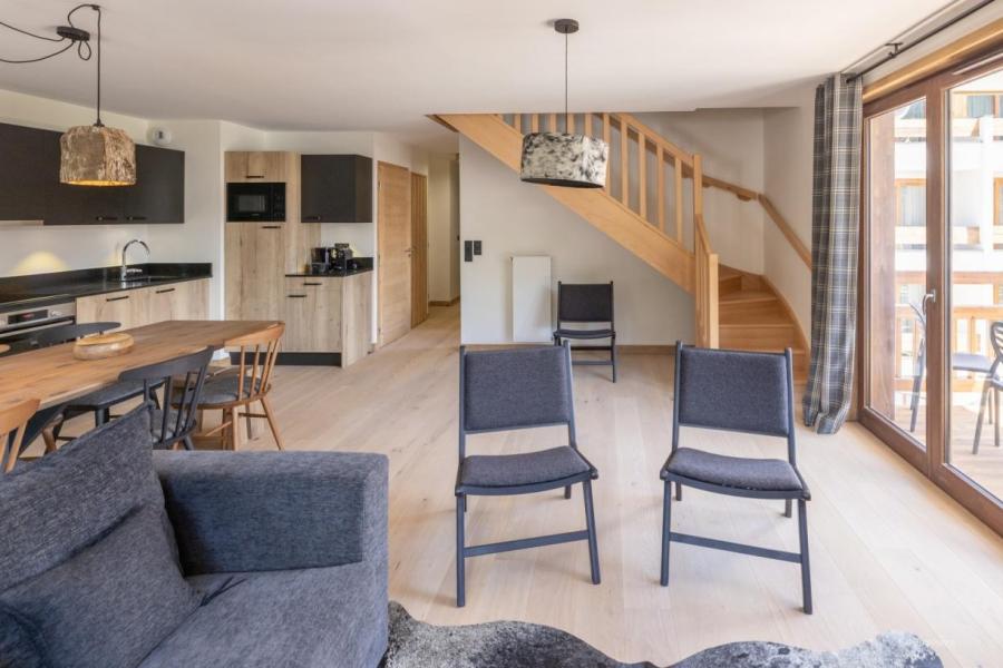 Urlaub in den Bergen Duplex Wohnung 4 Zimmer Kabine 10 Personnen - Résidence Terresens Cristal Lodge - Serre Chevalier - Wohnzimmer