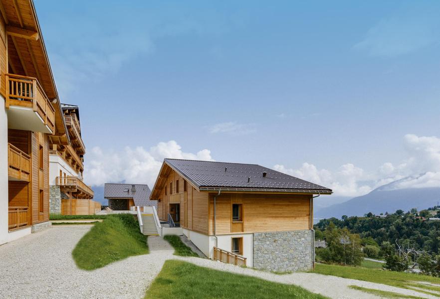 Каникулы в горах Résidence Terresens Fermes du Mont Blanc - Combloux - летом под открытым небом