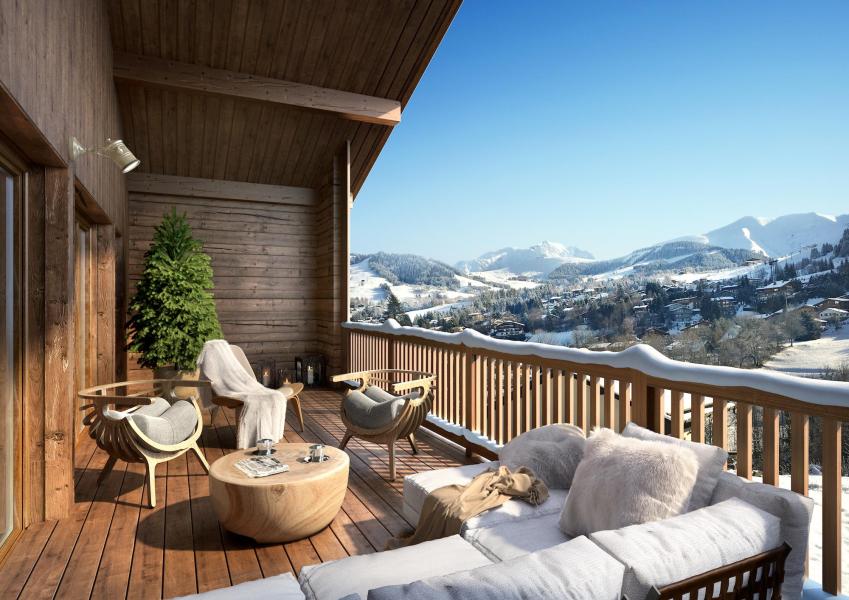 Vakantie in de bergen Résidence Terresens L’Eclat des Veriaz - Megève - Terras