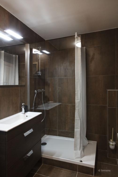 Holiday in mountain resort 2 room apartment 4 people - Résidence Terresens L'Etendard  - Vaujany - Shower room