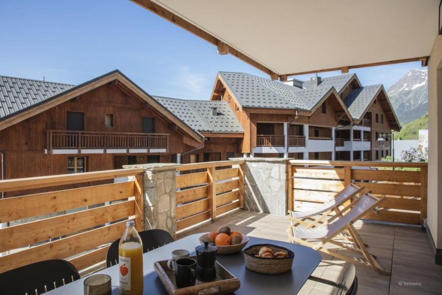 Wakacje w górach Apartament 2 pokojowy 4 osób - Résidence Terresens L'Etendard  - Vaujany - Balkon