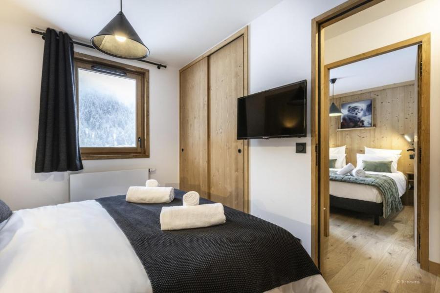 Urlaub in den Bergen 3-Zimmer-Holzhütte für 8 Personen (Standard) - Résidence Terresens Le Flocon Blanc - La Chapelle d'Abondance - Schlafzimmer