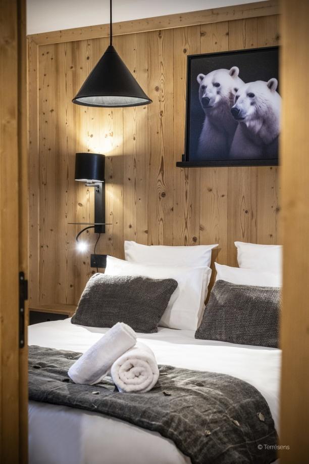 Vacaciones en montaña Apartamento 3 piezas cabina para 8 personas (Premium) - Résidence Terresens Le Flocon Blanc - La Chapelle d'Abondance - Habitación