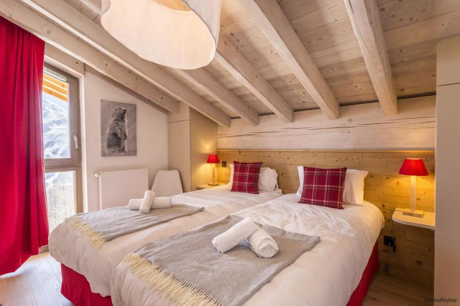 Urlaub in den Bergen Résidence Terresens Le Hameau de Barthélémy - La Rosière - Bett