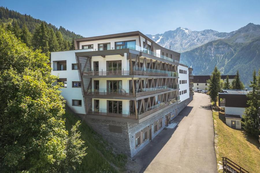 Vacances en montagne Résidence Terresens Le Quartz - Peisey-Vallandry - Extérieur été
