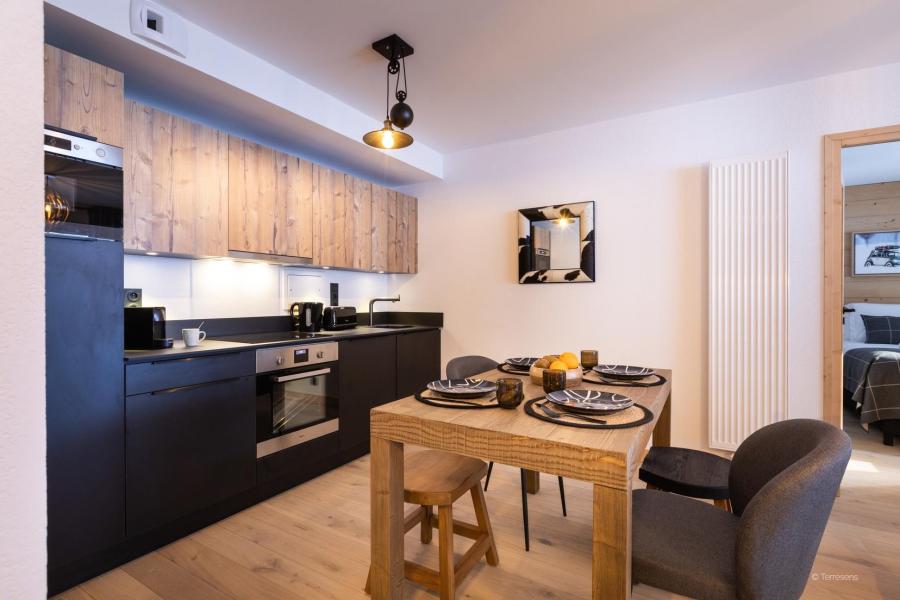 Holiday in mountain resort 2 room apartment 4 people - Résidence Terresens Le Snoroc - La Plagne - Kitchenette