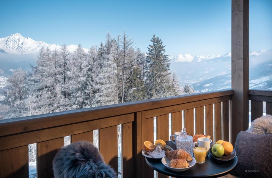 Wakacje w górach Résidence Terresens Le Snoroc - La Plagne - Balkon