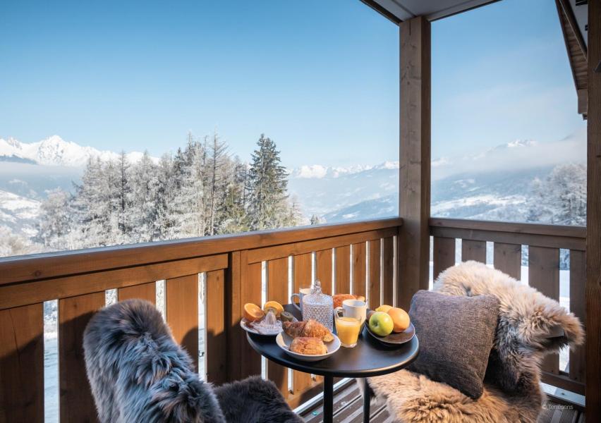 Wakacje w górach Résidence Terresens Le Snoroc - La Plagne - Balkon