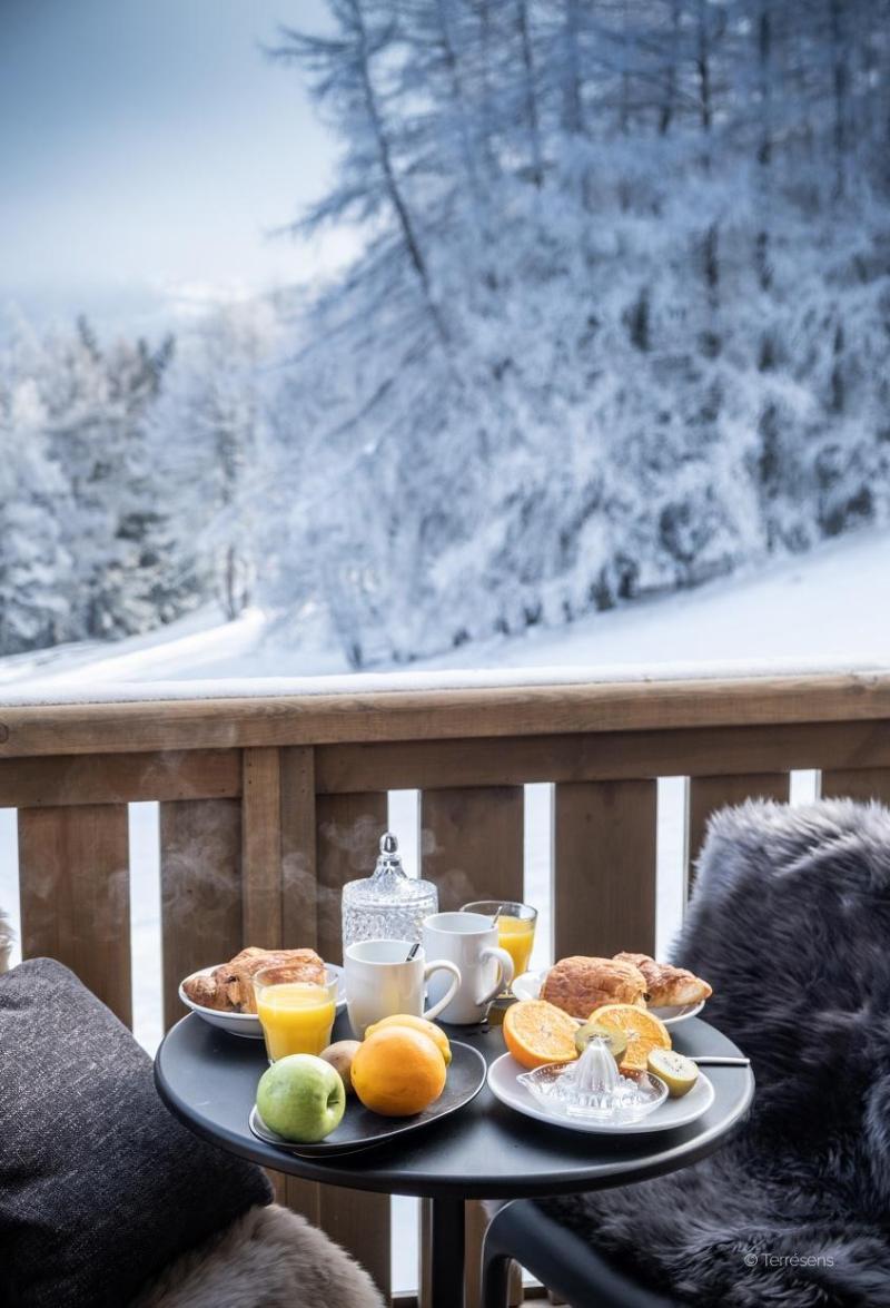 Vakantie in de bergen Résidence Terresens Le Snoroc - La Plagne - Balkon