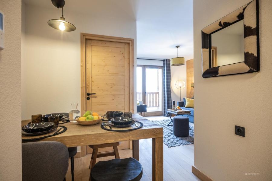 Vakantie in de bergen Studio cabine 4 personen - Résidence Terresens Le Snoroc - Montalbert - Woonkamer