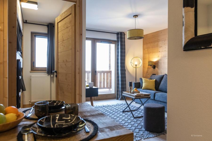 Vakantie in de bergen Résidence Terresens Le Snoroc - La Plagne - Woonkamer