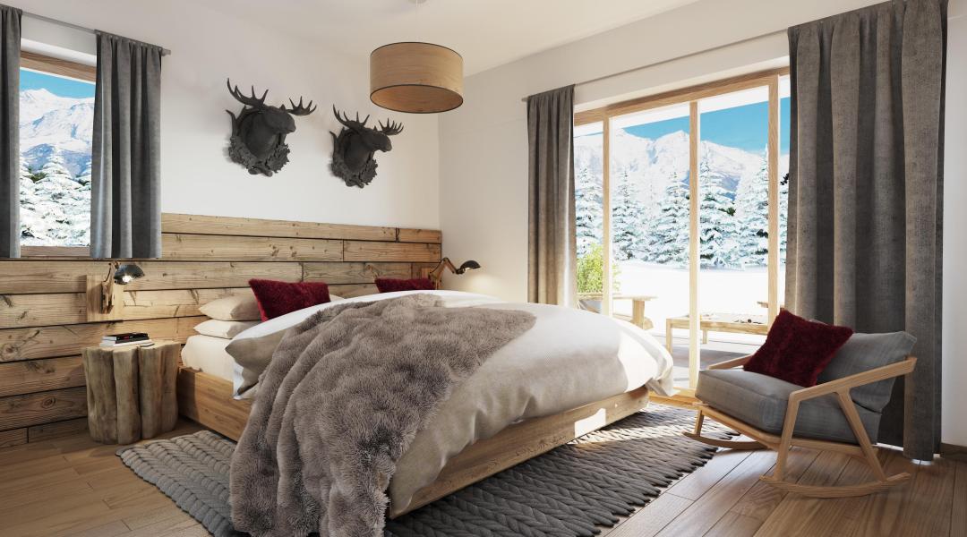 Каникулы в горах Résidence Terresens Les 3 Sophie - Morzine - Двухспальная кровать