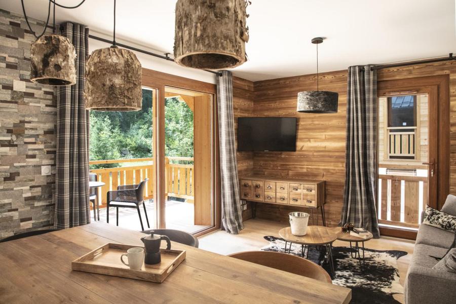 Urlaub in den Bergen Résidence Terresens Les 3 Sophie - Morzine - Wohnzimmer