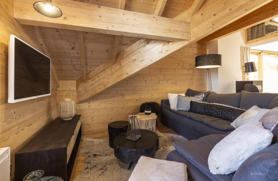 Holiday in mountain resort 3 room duplex apartment 6-8 people (Premium) - Résidence Terresens Les Améthystes - Vaujany - Living room