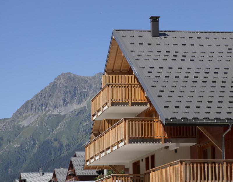 Ski verhuur Résidence Terresens Les Edelweiss - Vaujany - Buiten zomer